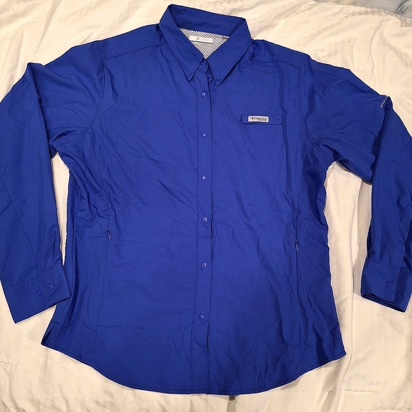 Columbia Tops - Columbia women's PFG long sleeved Tamiami shirt, size large